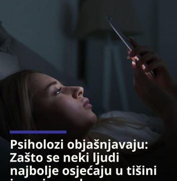 Psiholozi objasnili: Zašto se neki ljudi najbolje osjećaju u tišini i sami sa sobom Psiholozi objasnili: Zašto se neki ljudi najbolje osjećaju u tišini i sami sa sobom - featured image