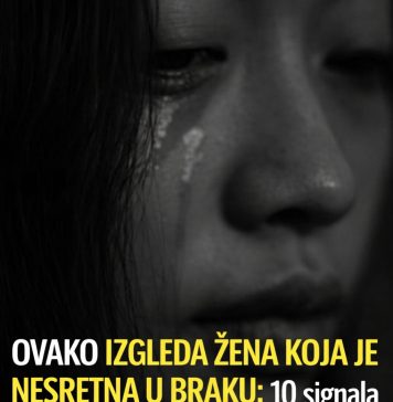 OVAKO IZGLEDA ŽENA KOJA JE NESRETNA U BRAKU: 10 signala koji se vide na kilometar OVAKO IZGLEDA ŽENA KOJA JE NESRETNA U BRAKU: 10 signala koji se vide na kilometar - featured image