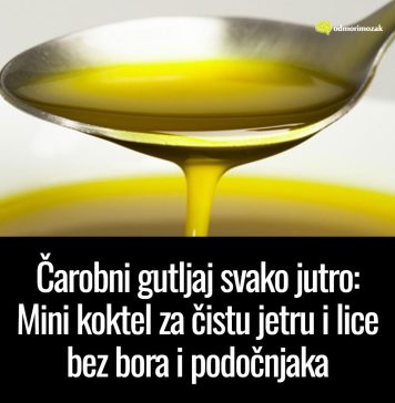 Čarobni gutljaj svako jutro: Mini koktel za čistu jetru i lice bez bora i podočnjaka Čarobni gutljaj svako jutro: Mini koktel za čistu jetru i lice bez bora i podočnjaka - featured image
