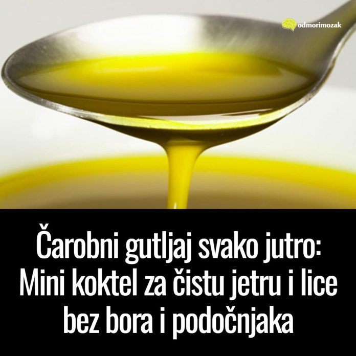Čarobni gutljaj svako jutro: Mini koktel za čistu jetru i lice bez bora i podočnjaka - featured image Čarobni gutljaj svako jutro: Mini koktel za čistu jetru i lice bez bora i podočnjaka - featured image