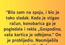 “Bila sam na spoju, i bio je tako sladak…”