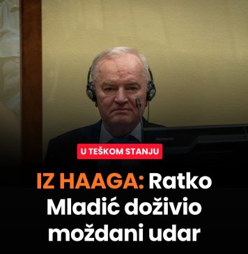 Ratko Mladić doživio moždani udar Ratko Mladić doživio moždani udar - featured image