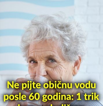 Ne pijte običnu vodu posle 60 godina: 1 trik brzo poboljšava cirkulaciju krvi Ne pijte običnu vodu posle 60 godina: 1 trik brzo poboljšava cirkulaciju krvi - featured image
