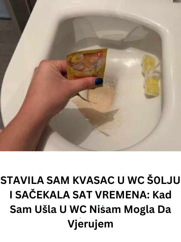 STAVILA SAM KVASAC U WC Š0LJU I SAČEKALA SAT VREMENA: Kad Sam Ušla U WC Nisam Mogla Da Vjerujem - featured image STAVILA SAM KVASAC U WC Š0LJU I SAČEKALA SAT VREMENA: Kad Sam Ušla U WC Nisam Mogla Da Vjerujem - featured image