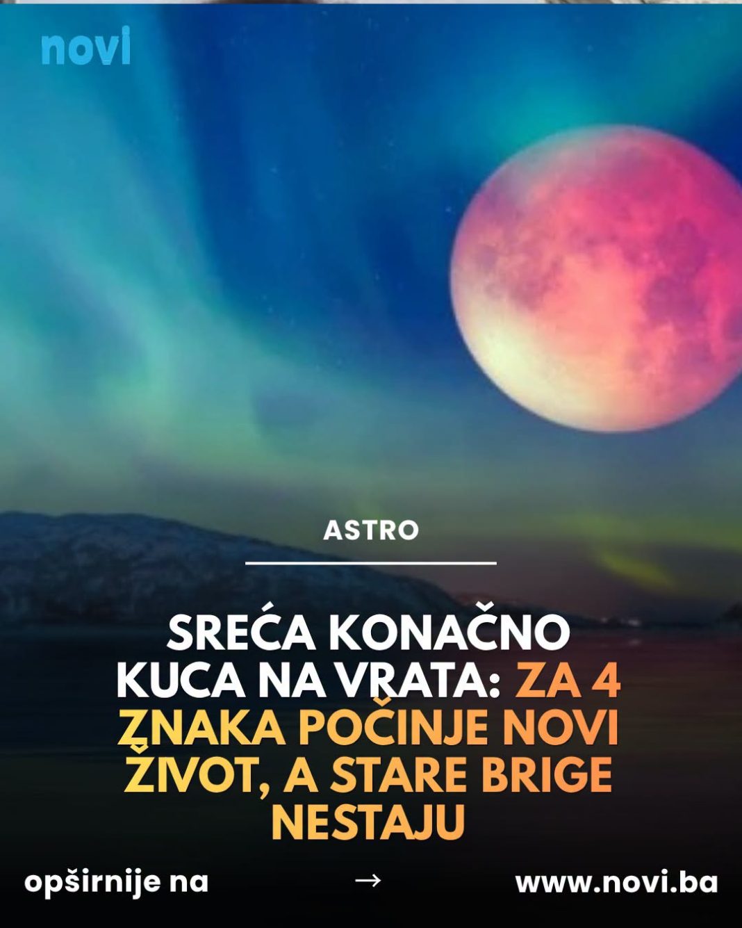 Sreća konačno kuca na vrata: Za 4 znaka počinje novi život, a stare brige nestaju - content image