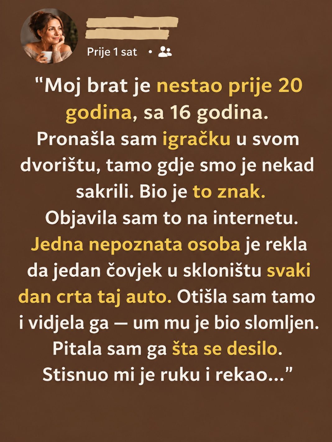 Dvadeset godina bez odgovora: Nestanak šesnaestogodišnjaka koji je porodicu držao između nade i boli - featured image Dvadeset godina bez odgovora: Nestanak šesnaestogodišnjaka koji je porodicu držao između nade i boli - featured image